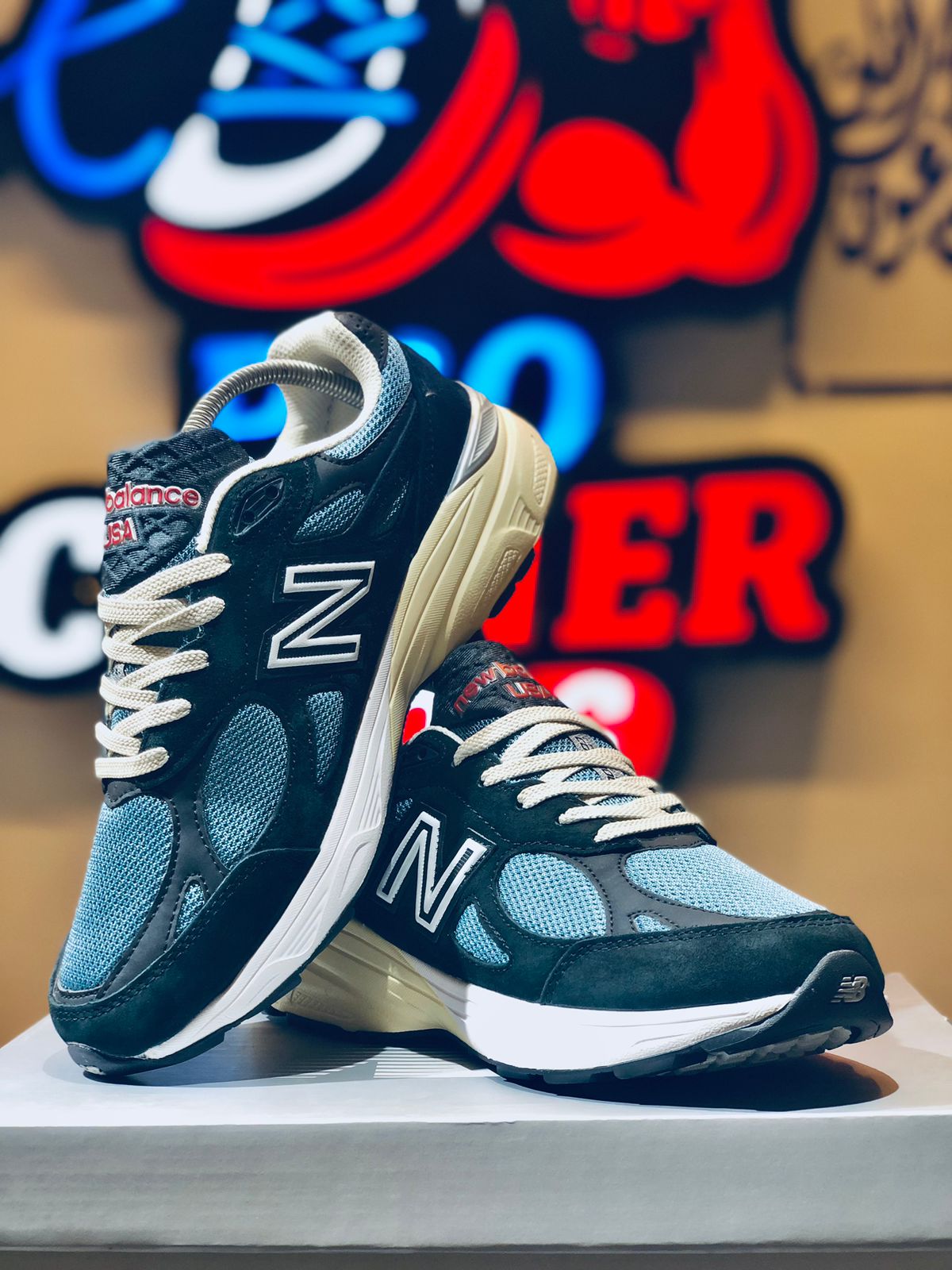 New Balance 990 - Black Blue